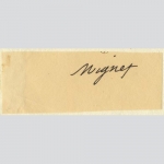 Mignet, François-Auguste. Fragment Unterschrift