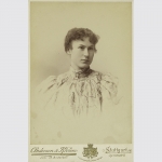 Andersen & Klemm: Sehr schönes Damenportrait um 1885