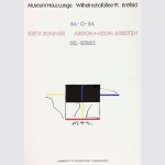 Sonnier, Keith: Ba-O-Ba. Ausstellungsplakat Museum Haus Lange, Krefeld 1979