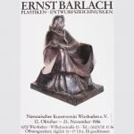 Barlach, Ernst: Ausstellungsplakat Nassauischer Kunstverein Wiesbaden 1986.