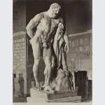 Museo die Napoli: Ercole Farnese... Albumin um 1890.