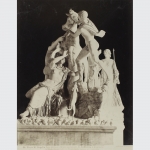 Museo die Napoli: Toro Farnese... Albumin um 1890.