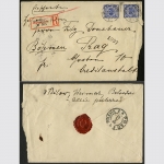 Briefkuvert, Irrläufer - von Bülow an Donebauer 1899