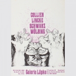 Collien/Lincke/Schwarz/Wölbing. Plakat zur Gemeinschaftsaustellung 1966