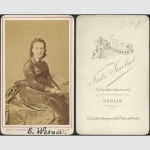 Werner, Elisabeth. Deutsche Schriftstellerin um 1870