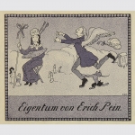 Ade, Mathilde: Exlibris für Erich Pein. Original-Lithographie