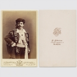 Fabricius, B.: Wunderbare Aufnahme eines Schauspielers um 1880