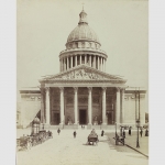 Paris: Kutschen vor dem Pantheon, um 1880