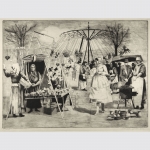 Gabrielly: Reges Treiben auf dem Jahrmarkt.