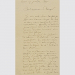 Gibault, Pierre Ferdinand: Zwei Briefe 1897