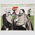 Karl Marx und Gustave Courbet