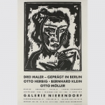 Otto Herbig - Bernhard Klein - Otto Möller - Ausstellungsplakat