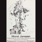 Janssen, Horst: Ausstellungsplakat 1977