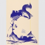Selbar, Kai: Komposition in Blau/Gelb. 1996
