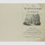 Der Kinderfreund - Ein Wochenblatt Elfter Theil. Mit Kupfern - 1781 Selten !