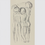 Kinderreigen. Monogrammiert ME, Lithographie. 20er Jahre