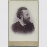 Kühn, Franz: Kabinettfoto um 1890, Komponist/Sänger