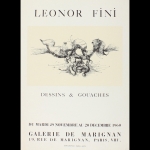 Fini, Leonor: Dessins & Gouaches. Galerie de Marignan, Paris 1960, Serigraphie