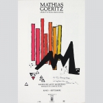 Goeritz, Mathias: Arquitectura Emocional. Plakat Mexico 1984, signiert