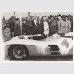 Avus Rennen 1954, Mercedes - Neubauer mit seinen drei Assen...