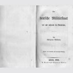 Rüstow: Der deutsche Militärstaat vor und während der Revolution. 1851