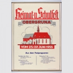 Heimat- und Schulfest Obergruna 1955.