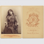 Rochas & Bannel: Aufnahme einer Schauspielerin, 1886