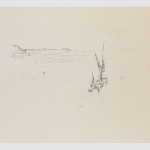 Pennel, Joseph: Küstenlandschaft - Original-Litho 1896