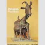 Picasso Plastiken. Ausstellungsplakat der Nationalgalerie Berlin 1983.