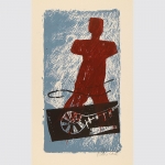 Carle, Pontus: Torso in Rotbraun. 1996