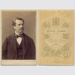 Reichard & Lindner, Hofphotogr. Berlin: Kabinettfoto um 1895, Komponist/Sänger