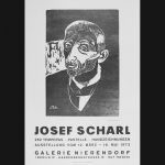 Scharl, Josef: Ausstellungsplakat 1973 mit Originalholzschnitt
