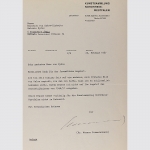 Schmalenbach, Werner: Brief an den Galeristen Heinrich von Sydow, 1967.