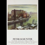Schunter, Peter. Ausstellungsplakat Berlin 1977