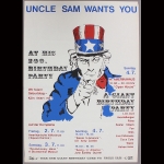 Uncle Sam wants you. At his 200. Birthday Party.
