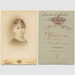 Bettini, Ugo: Sehr schönes Portrait Maria v. Stockar, um 1890