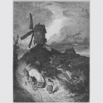 Wörnle, W.: Die Windmühle. Radierung, 1894
